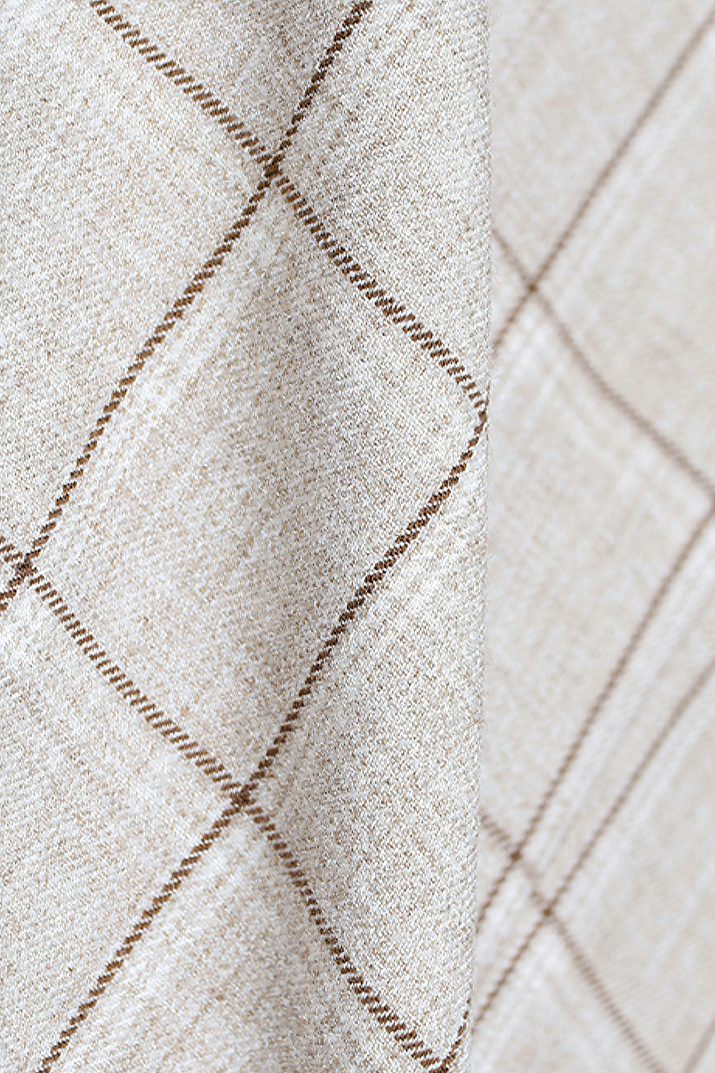 Blazer single breasted com lapela notched - Ghiaccio Padronagem