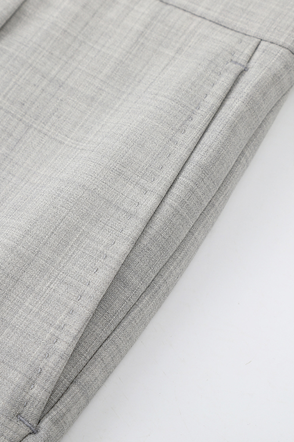 Lanifício Guabello 1815 - Costume single breasted em lã e elastano, com lapela notched - Cinza bride