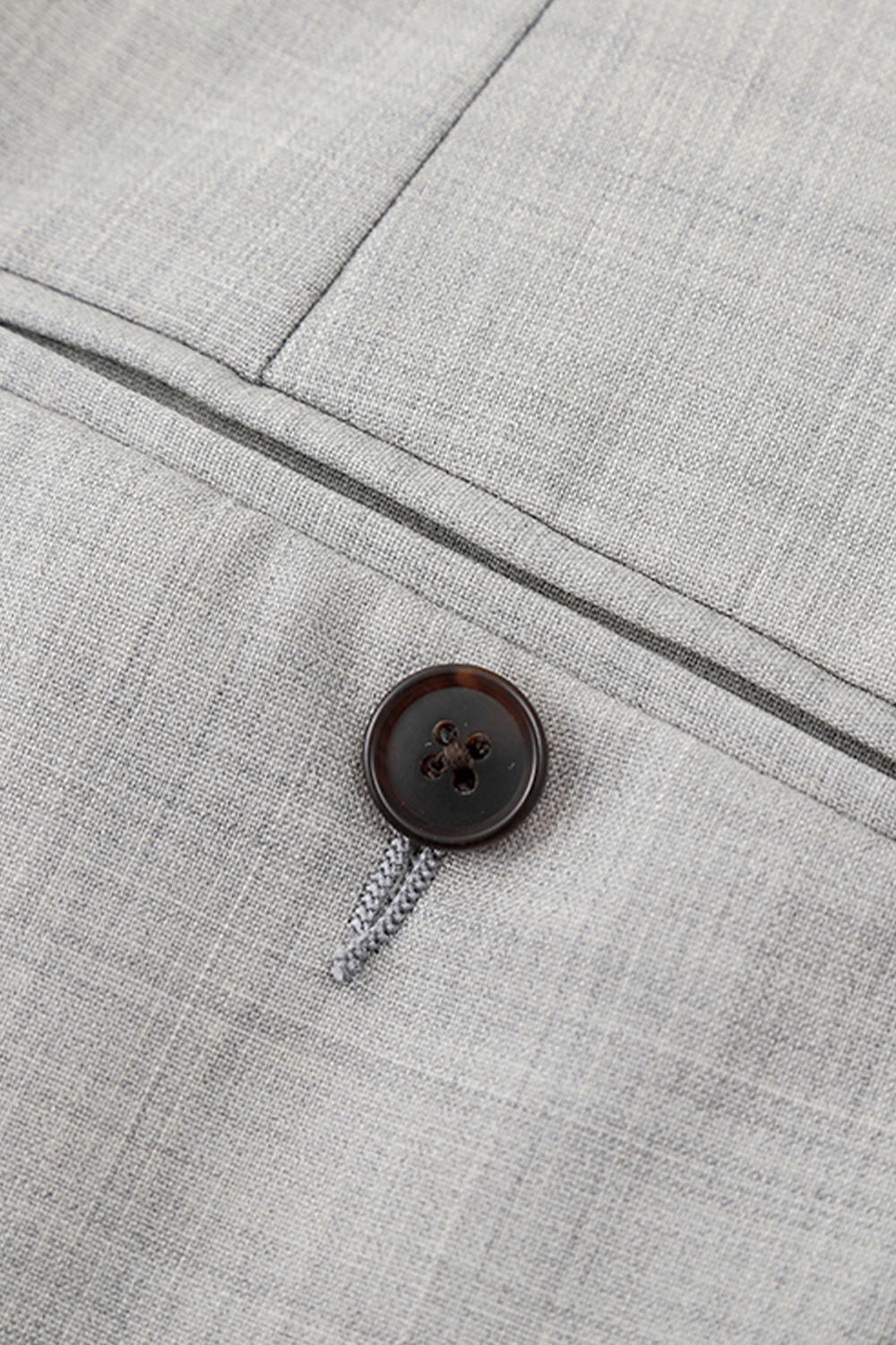 Lanifício Guabello 1815 - Costume single breasted em lã e elastano, com lapela notched - Cinza bride