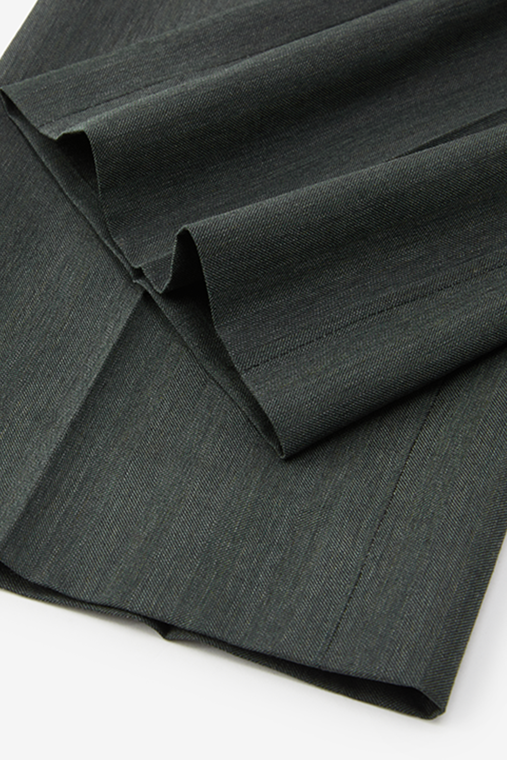Lanifício Rogna - Costume single, lapela notched, em lã merino com seda - Verde Escuro