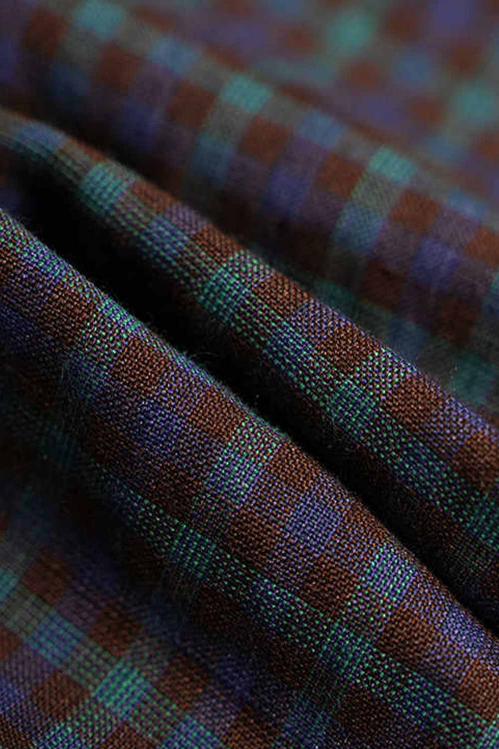 Lanificio F.lli Cerruti 1881 - Blazer desestruturado single breasted com lapela notched, em lã, linho e seda - Xadrez