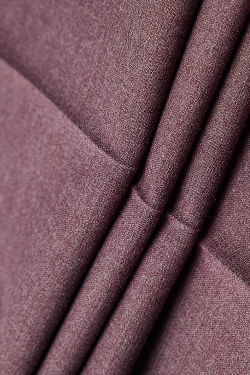 Costume single breasted em poliviscose, com lapela peak- Vinho
