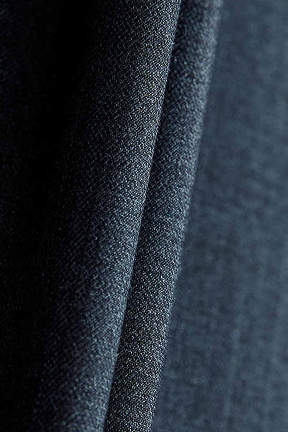 Costume double breasted 6x2 em poliviscose, com lapela peak - Azul