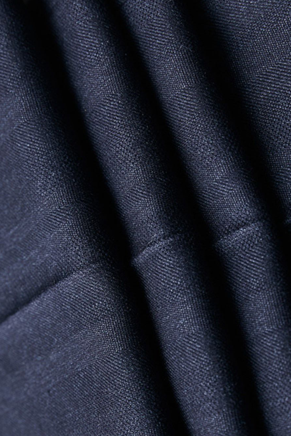 Costume single breasted em poliviscose, com lapela notched- Azul riscado