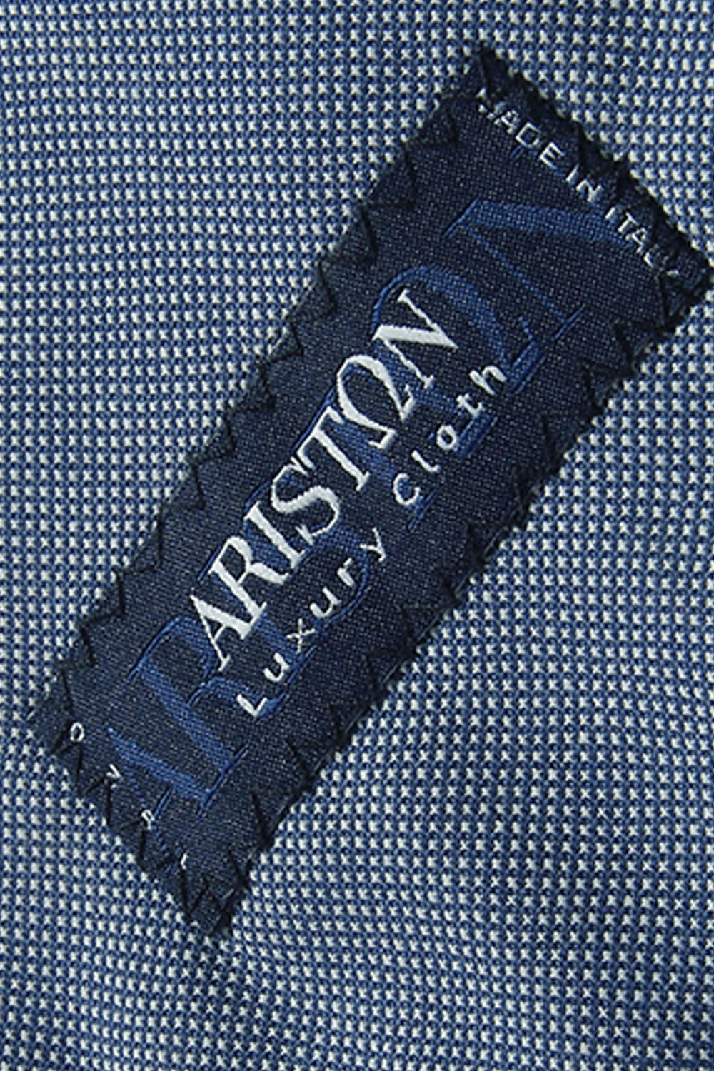 Lanifício Ariston Napoli - Blazer desestruturado single breasted com lapela notched, em lã super 140'S, 16.75 µ - Azul