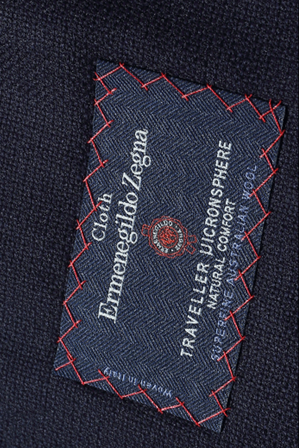 Lanifício Ermenegildo Zegna - Blazer desestruturado single breasted com lapela notched, em lã super 140'S, 16.75 µ - Azul marinho
