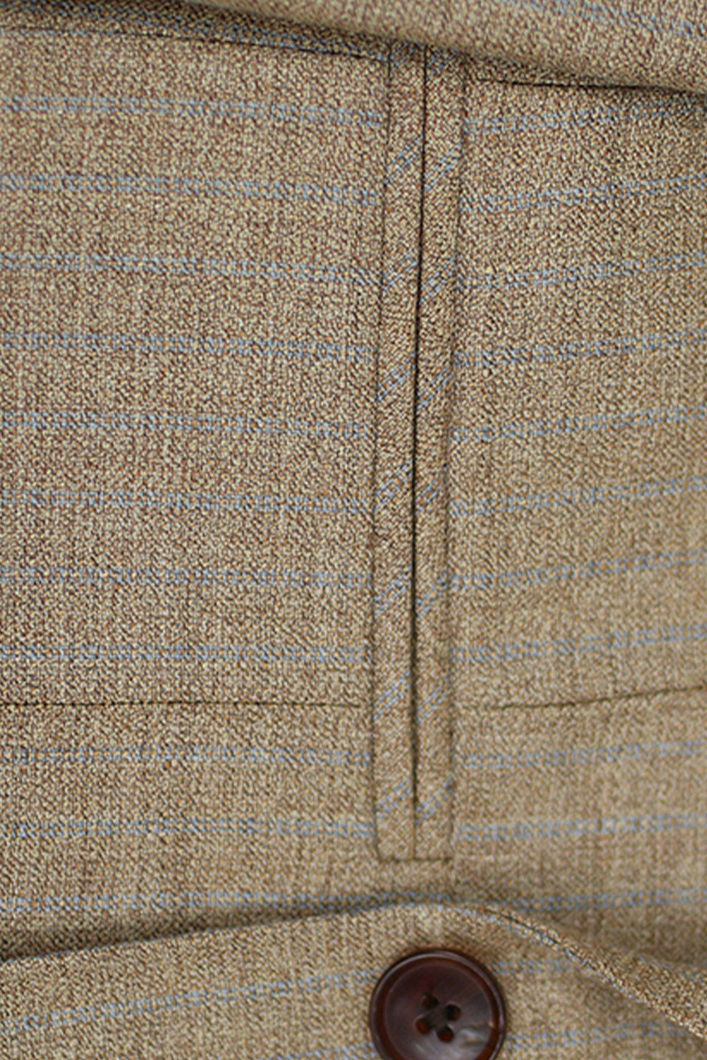 Blazer double breasted 6x2 com lapela peak, em lã, linho e seda – Páglia - Padronagem