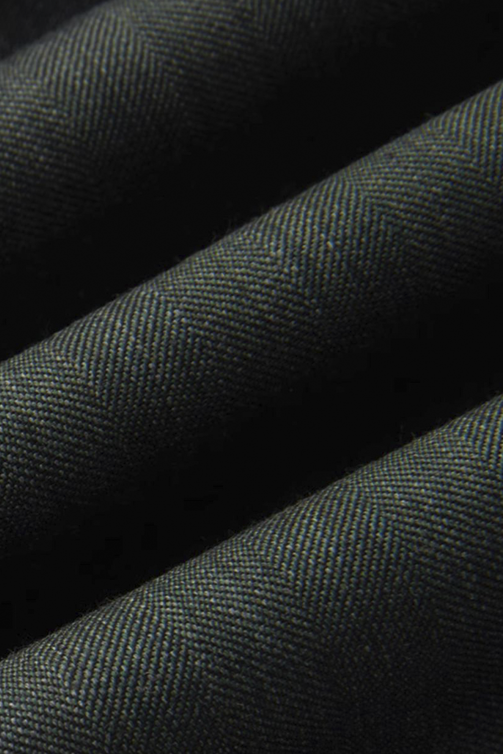 Lanifício Rogna - Costume single, lapela notched, em lã merino com seda - Verde Escuro