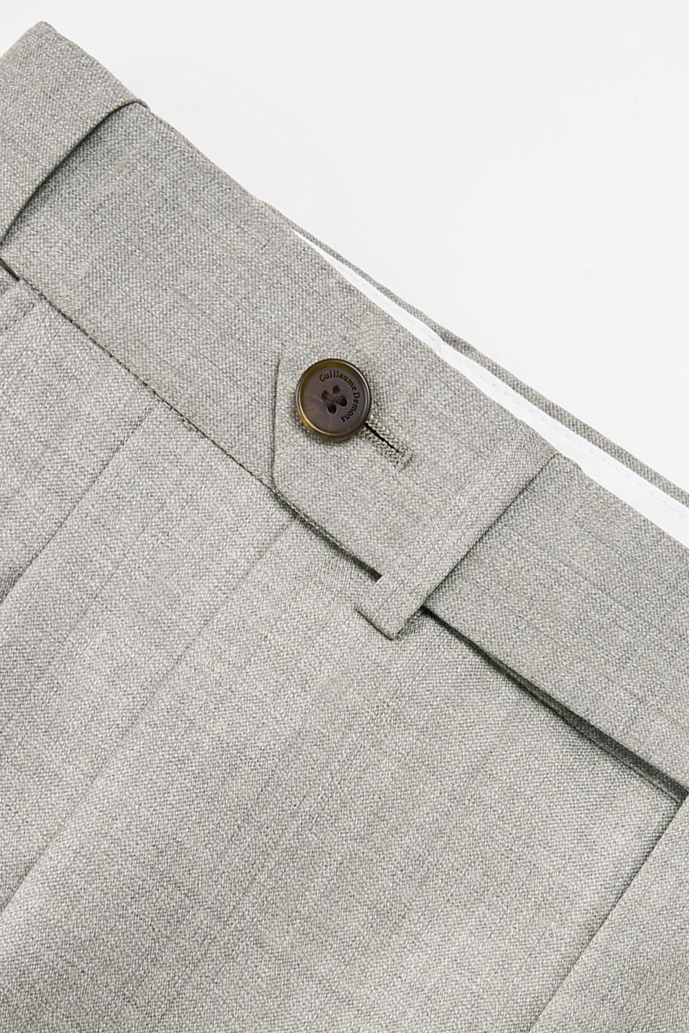 Lanifício Vitale Barberis Canonico - Costume double breasted 4x1, half canvas, lapela peak, em lã merino super 110 18.25 µ - Cinza