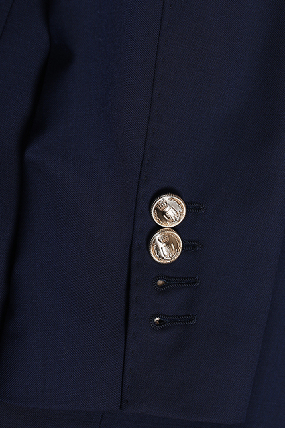 Blazer marinheiro, double breasted 4x1 com lapela peak - Navy Azul