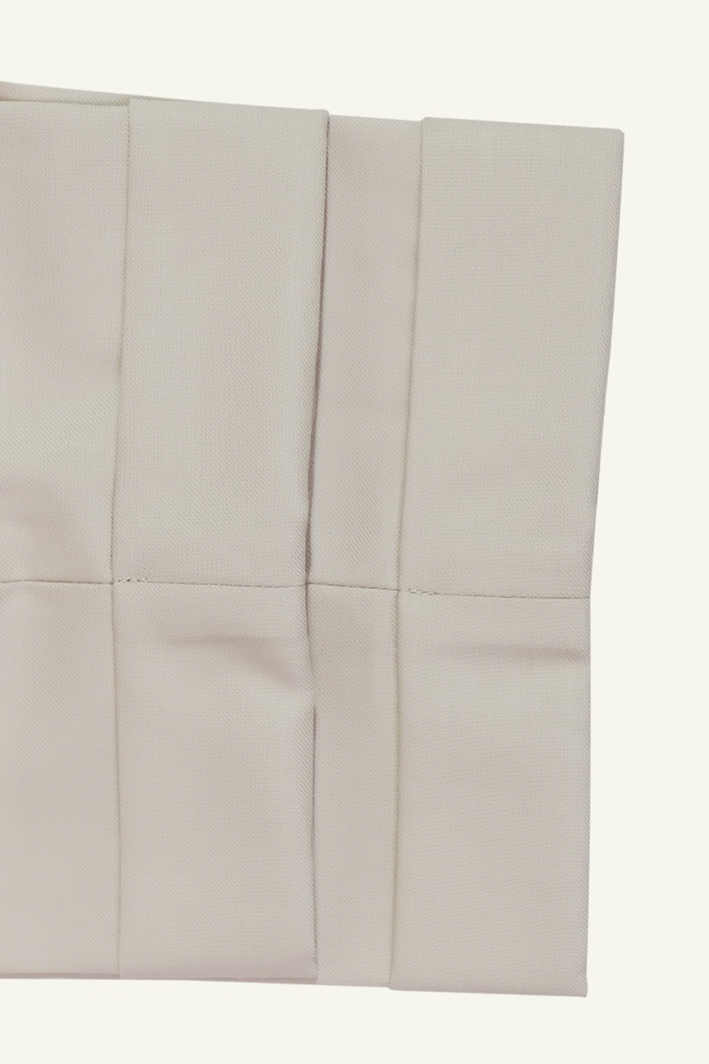 Lanifício T.Ingeniator - Calça em lã merino super 120's, 17.75µ, com ajuste lateral - Off-White