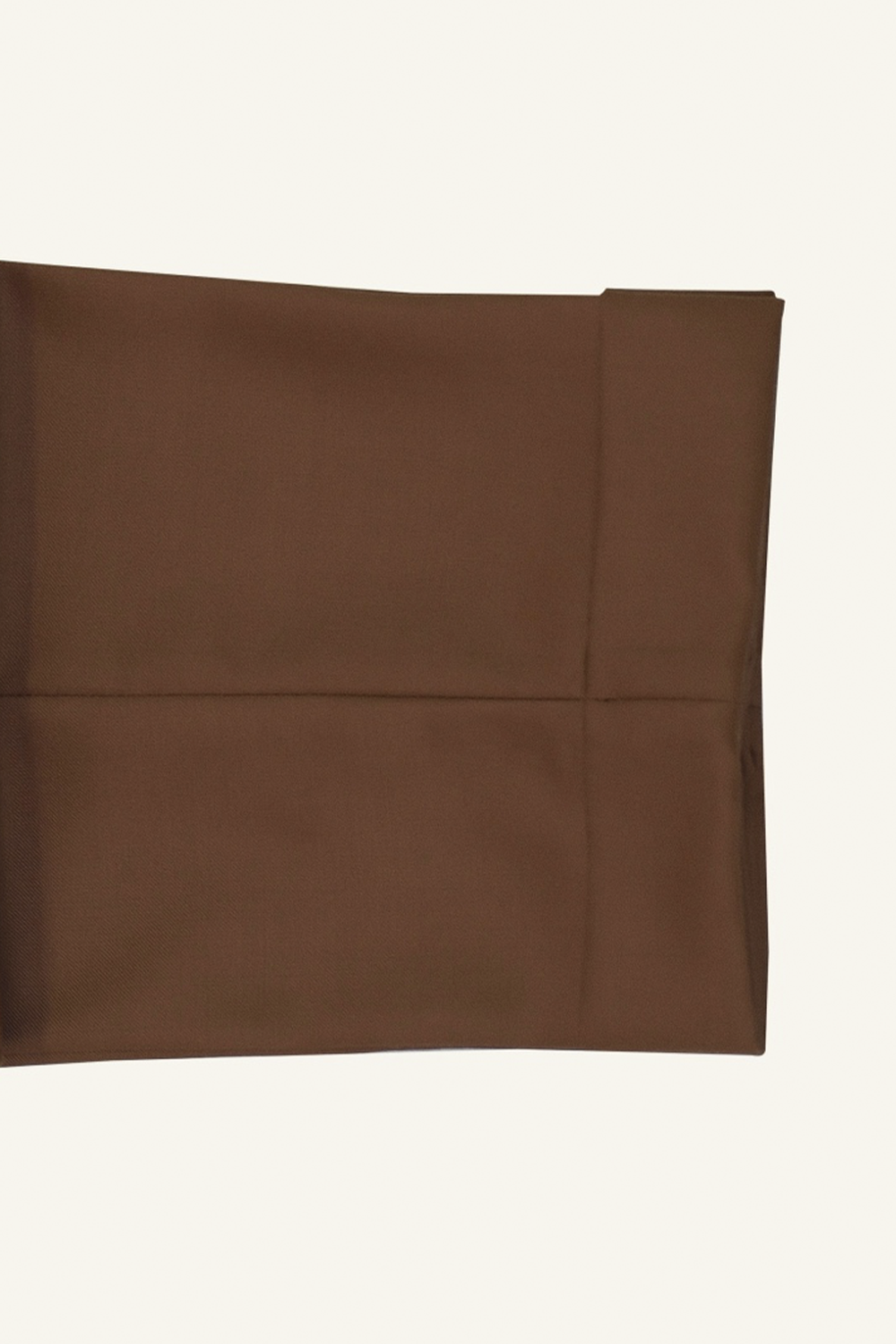 Calça em lã merino super 120's, 17.75µ, com ajuste lateral - Marrom Coral