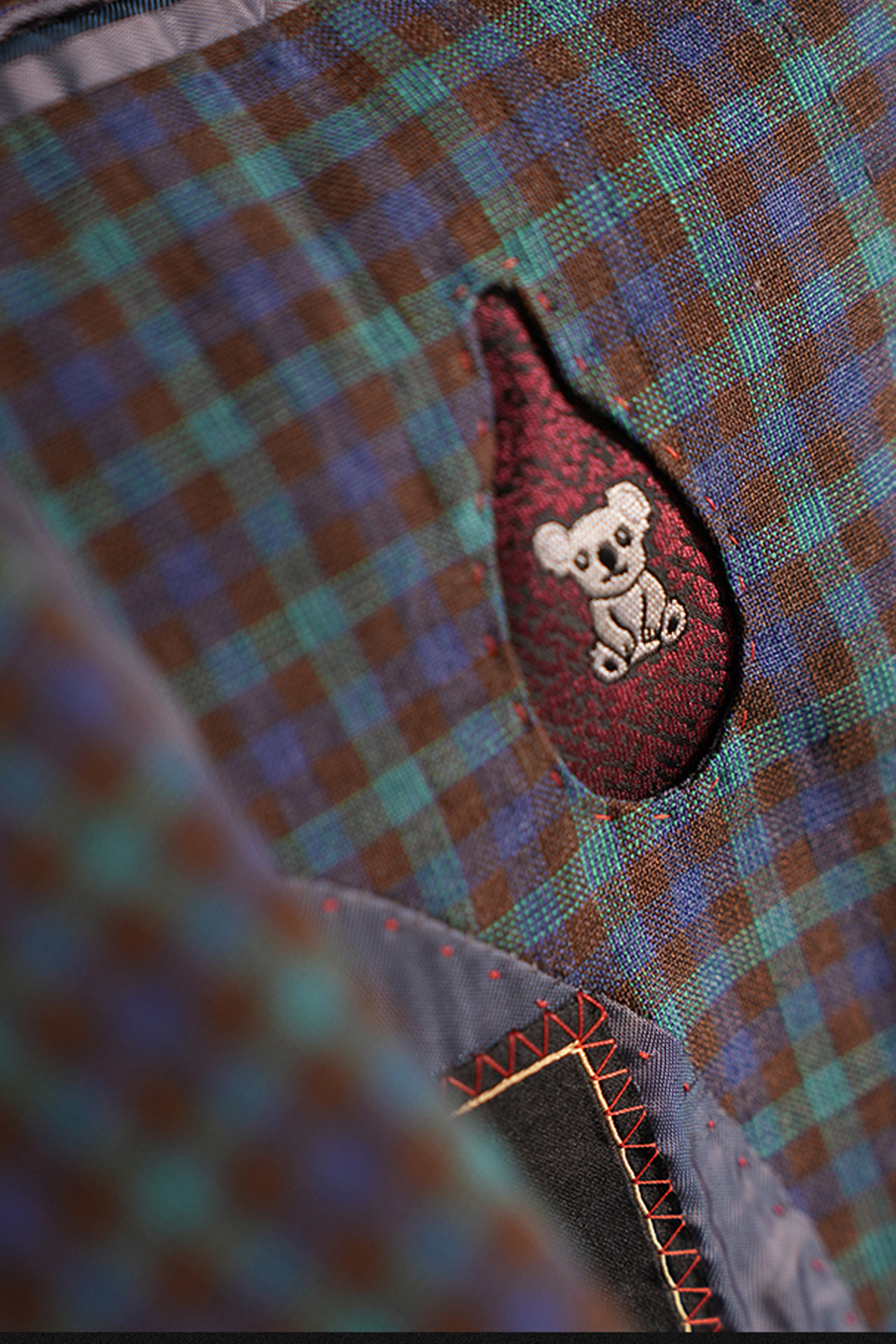 Lanificio F.lli Cerruti 1881 - Blazer desestruturado single breasted com lapela notched, em lã, linho e seda - Xadrez
