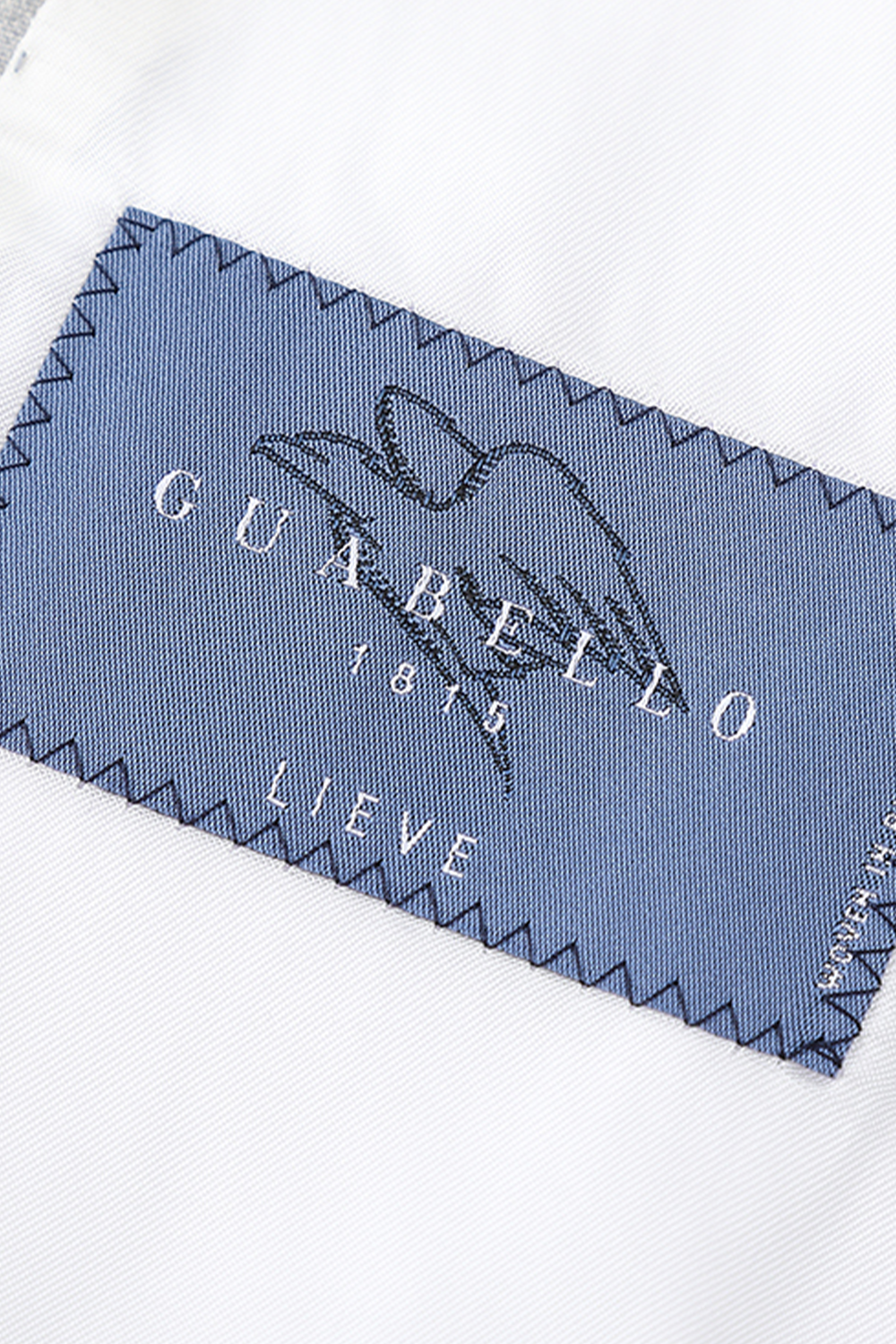 Lanifício Guabello 1815 - Costume single breasted em lã e elastano, com lapela notched - Cinza bride