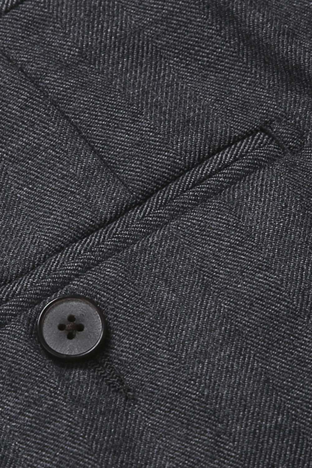 Calça de modelagem italiana, em lã merino 110's 18.25 micron - Cinza