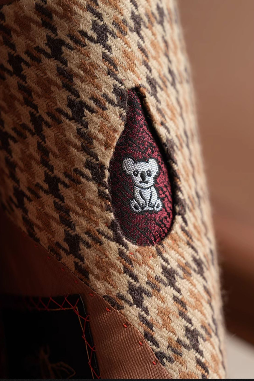 Lanifício FOX BROTHERS & CO - Blazer single breasted com lapela notched e botões capotão, em lã com cashmere - Padronagem