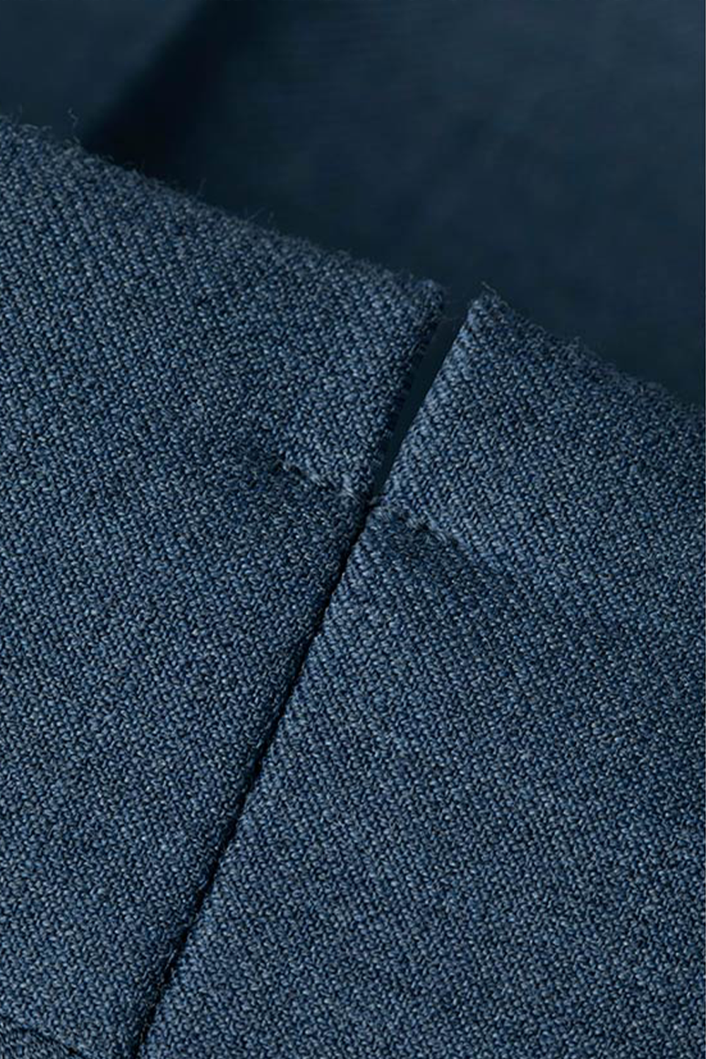 Lanifício MT GERALD - Costume single breasted, half canvas, em lã merino super 110 18.25 µ , lapela peak - Azul