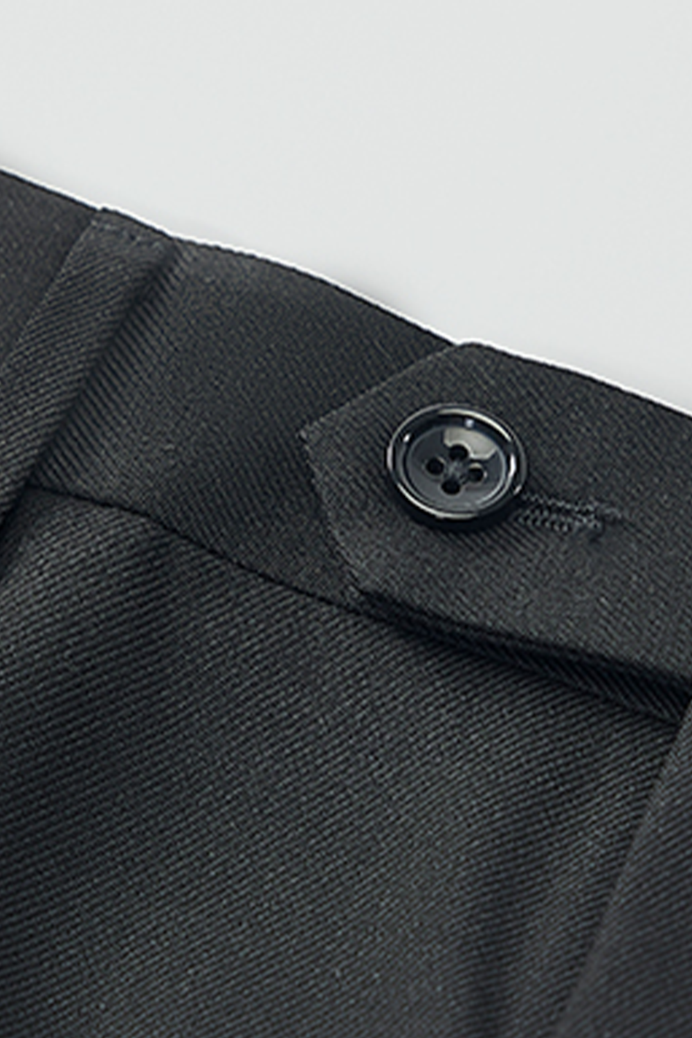 Costume double breasted 6x2, em polilã e tencel, com lapela peak- Preto nobre