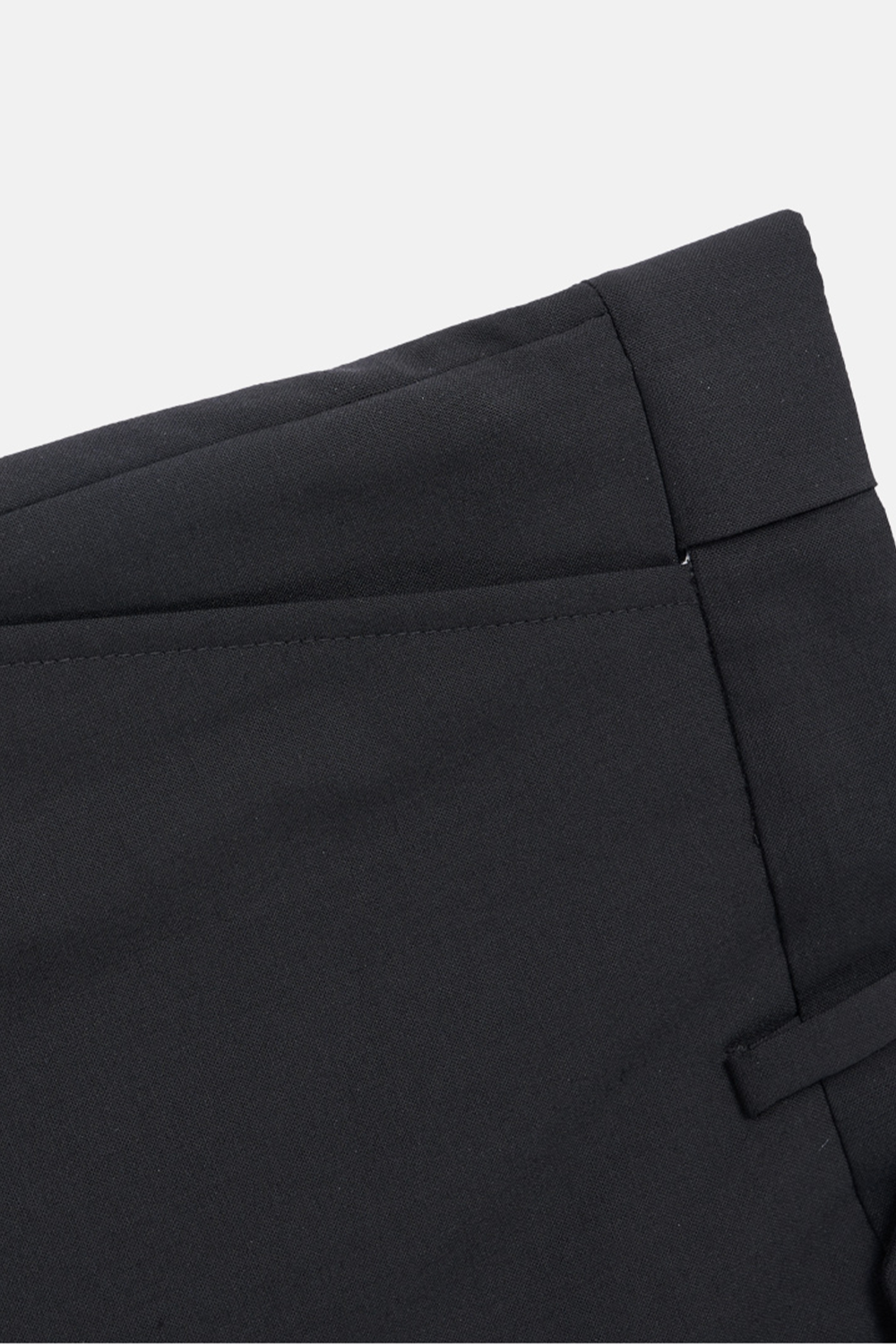 Costume single breasted, em lã merino super 110 18.25 µ com elastano, lapela notched -  Hands-on Preto