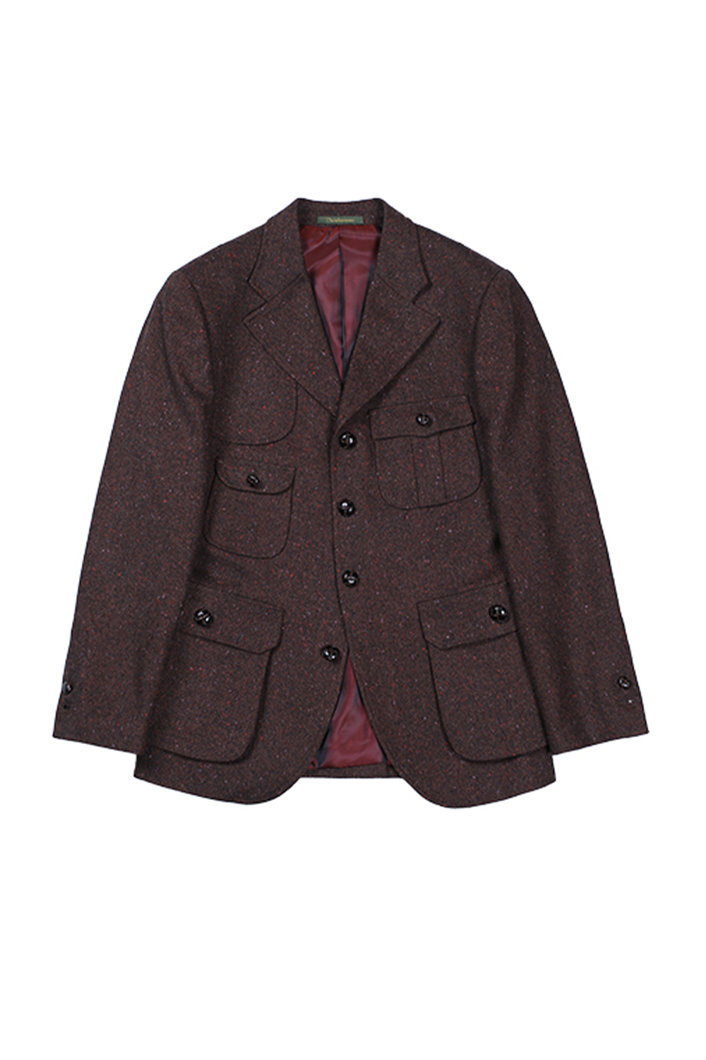 Safari Winter, em lã tweed, com forro bemberg rayon.