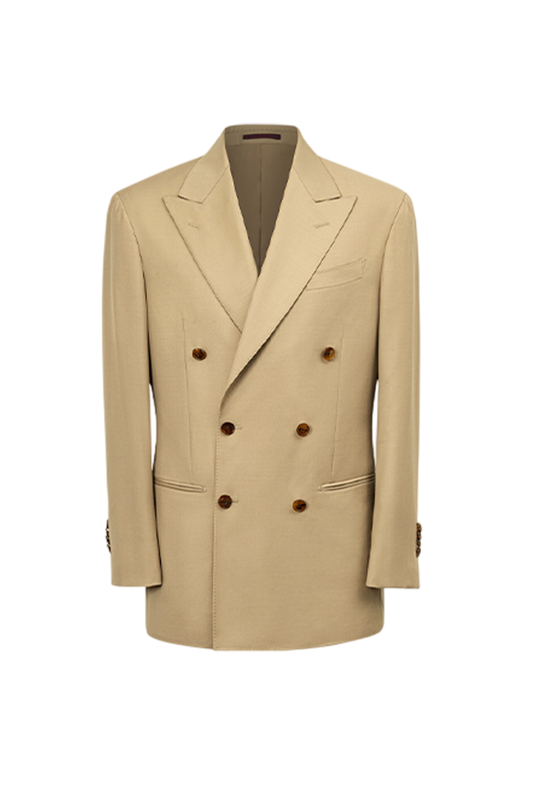 Blazer double breasted 6x2, com lapela peak, em lã tropical - 5 Cores ACT