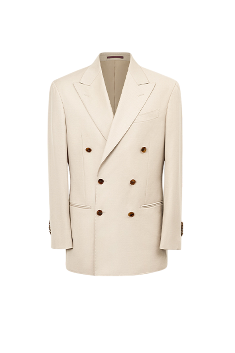 Blazer double breasted 6x2, com lapela peak, em lã tropical - 5 Cores ACT