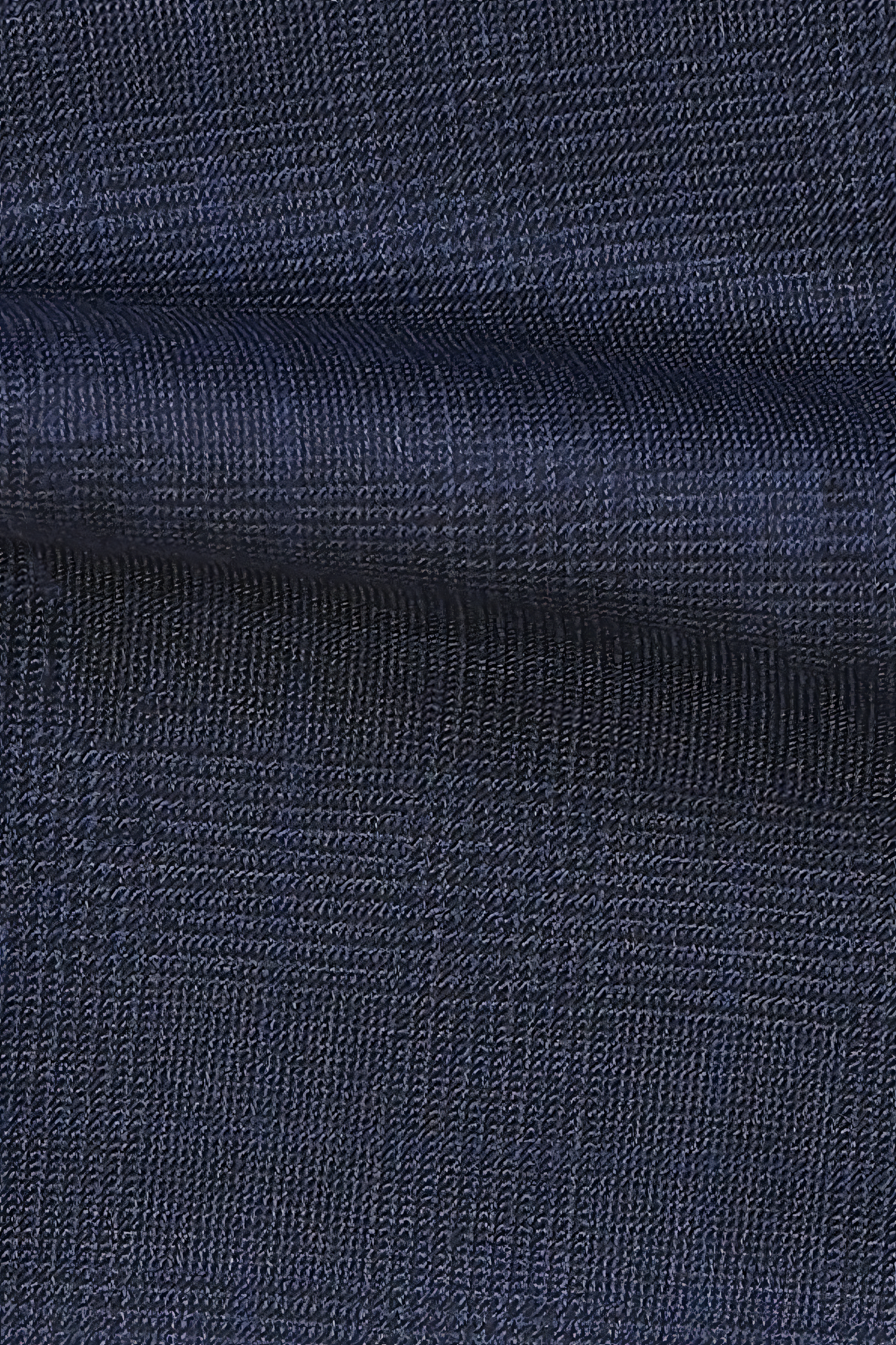 Lanifício T.Ingeniator - Calça em lã merino super 120's, 17.75µ, com ajuste lateral - Azul Príncipe de Gales