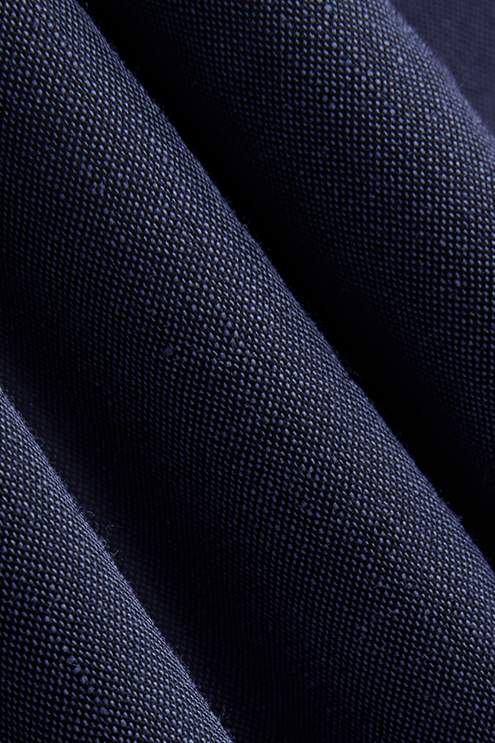 Lanifício Vitale Barberis Canonico - Costume double breasted 4x1, half canvas em lã e linho, com lapela notched - Azul