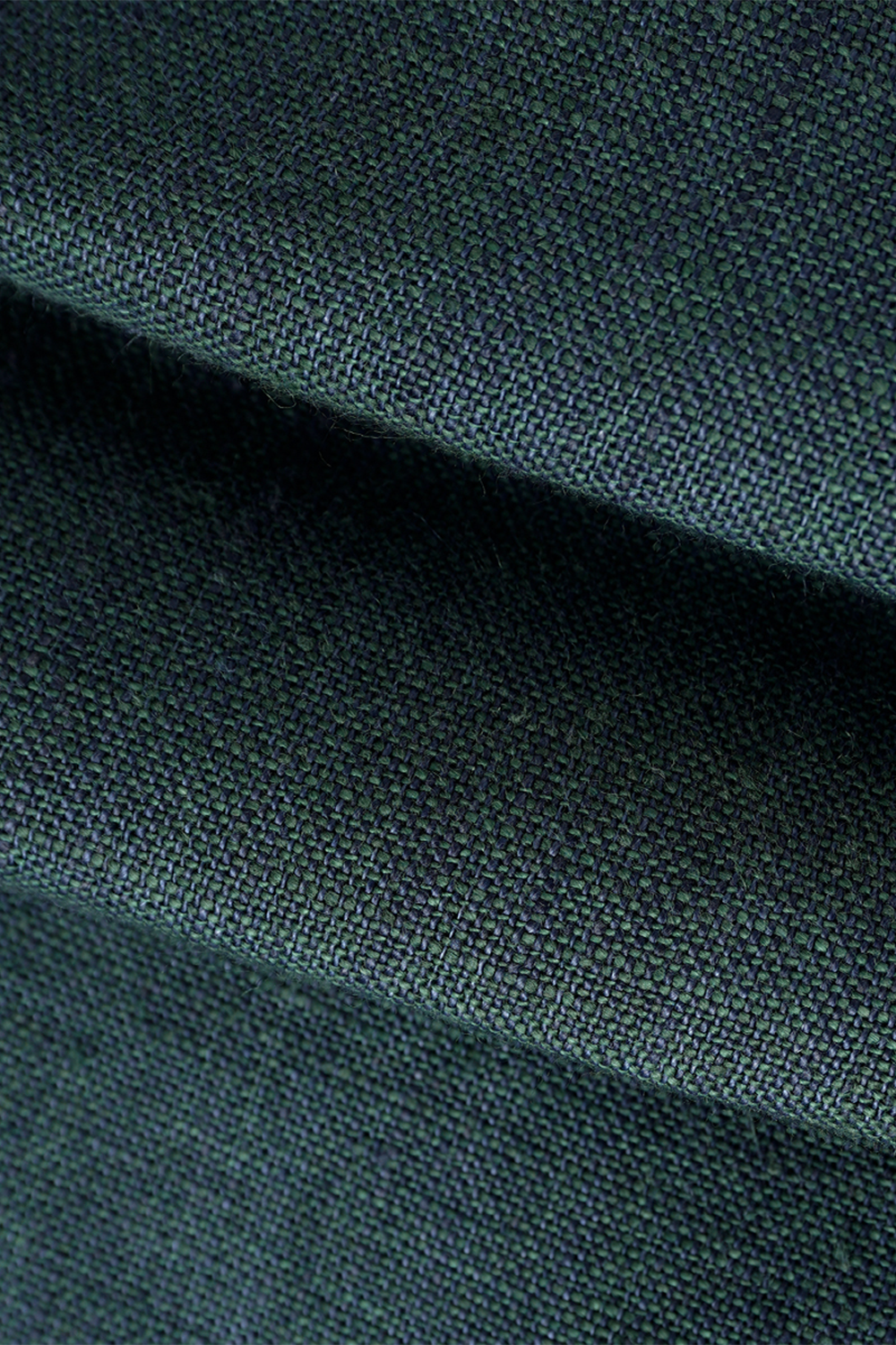 Blazer single breasted, desestruturado com lapela notched, 100% linho - Azul pavão ACT