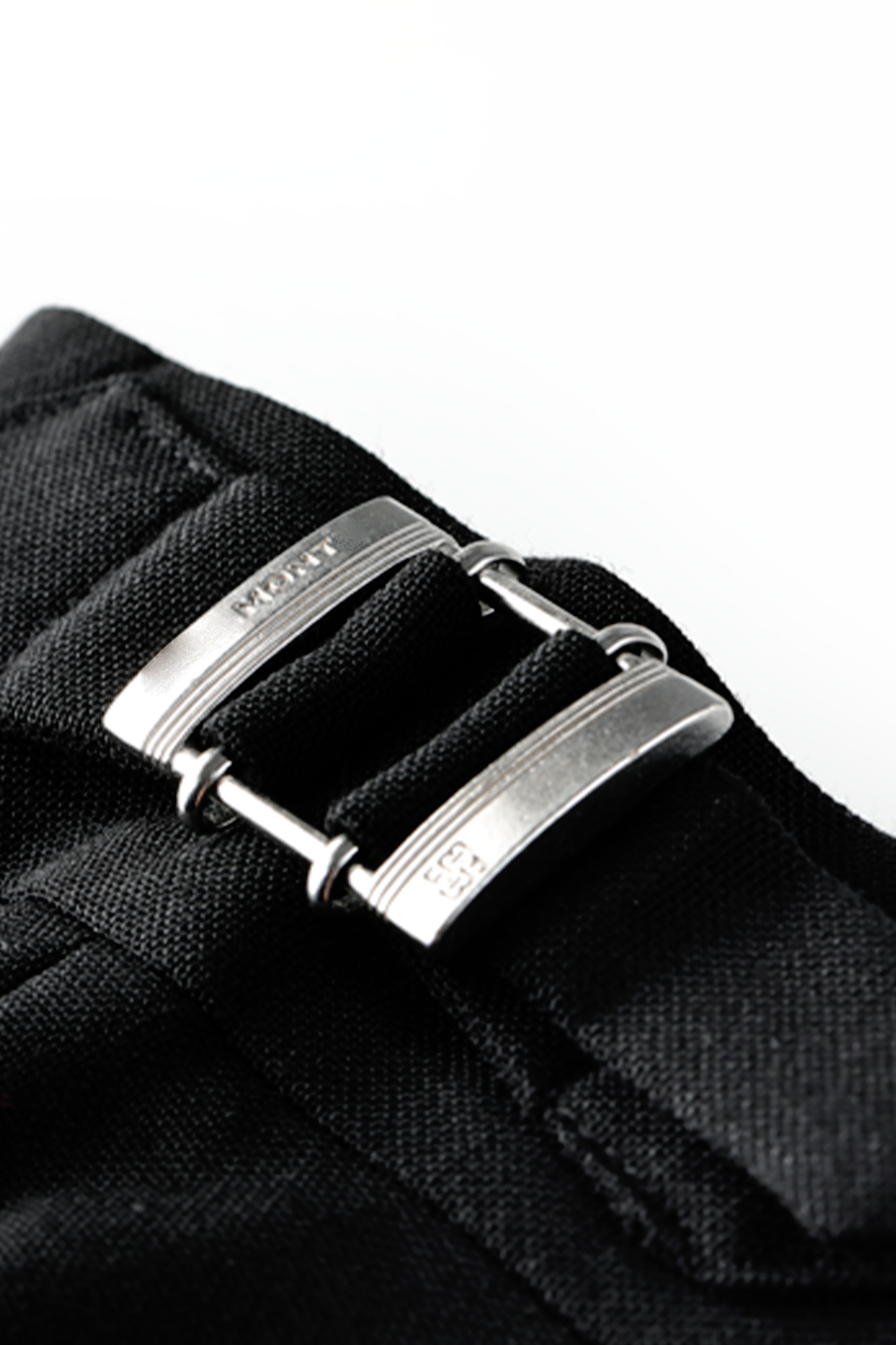 Costume double breasted 6x2, half canvas, lapela peak, em lã merino super 100 18.75 µ, 320g - Preto FMY