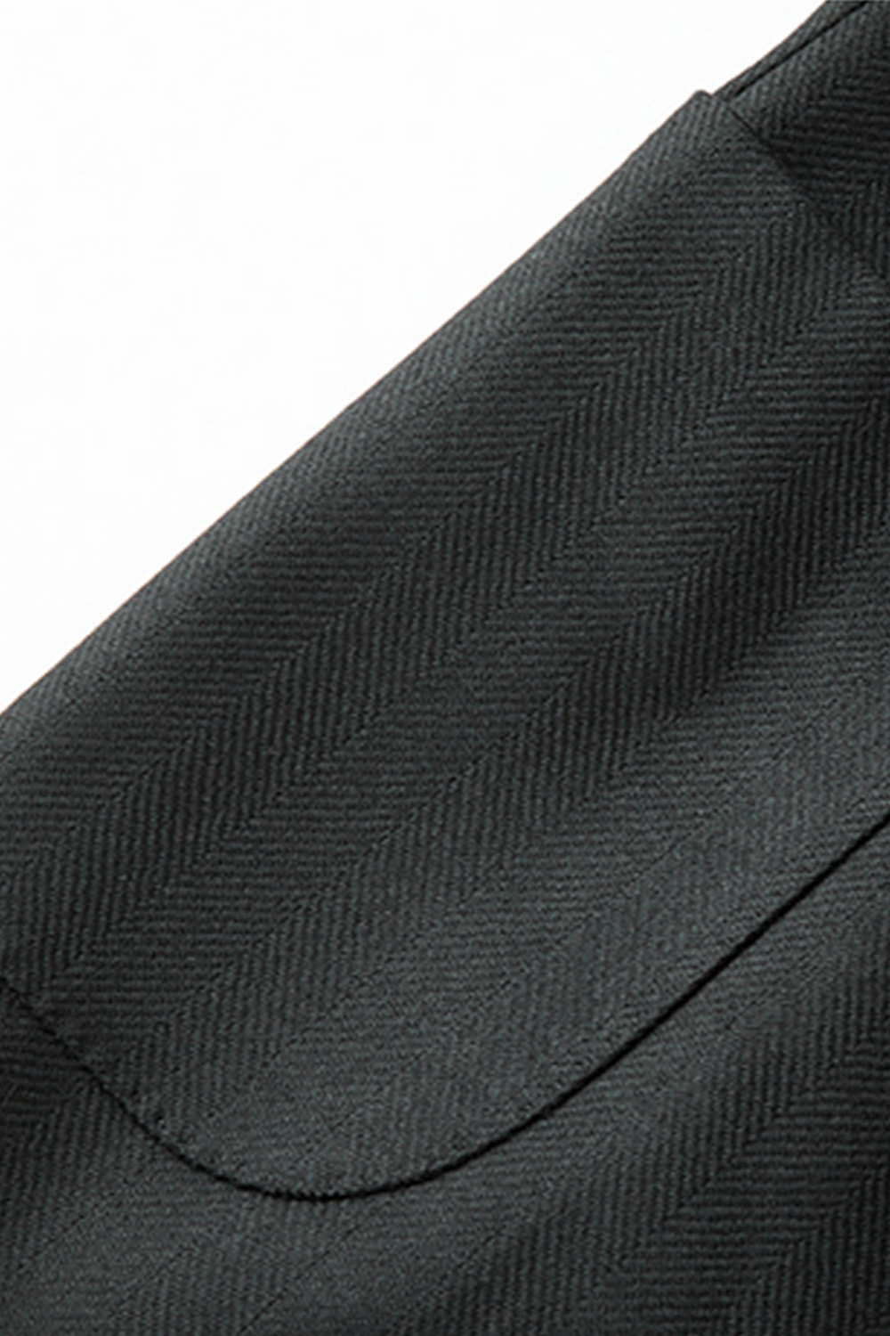 Lanifício Drago in Biella - Blazer single breasted, em lã merino penteada super 130'S, 17.20 micron, com lapela notched - Preto