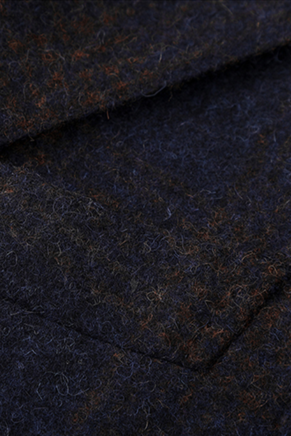 Lanifício Ferla - Blazer single breasted, desestruturado, lapela notched large em lã de alpaca, merino e nylon, super 100's, 330gm, flanelada - Padronagem