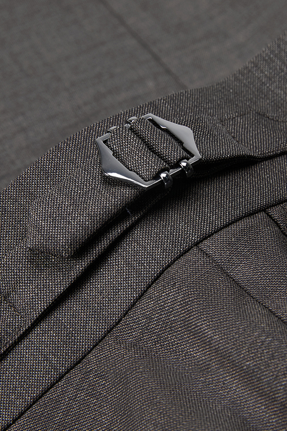 Lanifício Vitale Barberis Canonico - Costume double breasted 4x1, half canvas, lapela peak, em lã merino super 110 18.25 µ - Marrom Carvalho