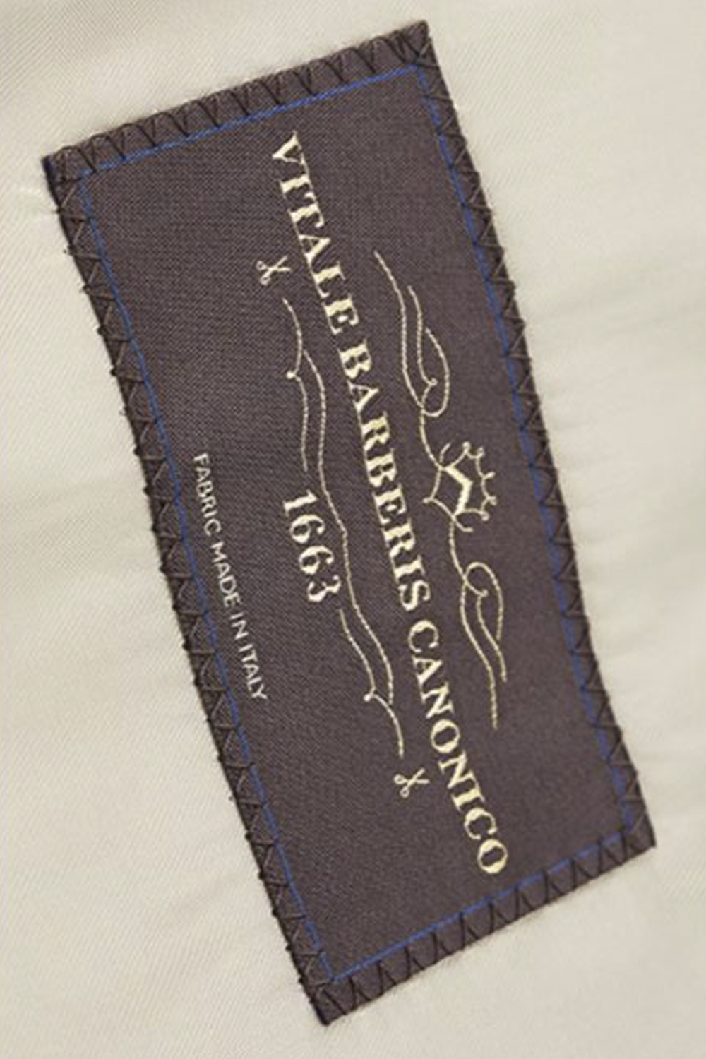Lanifício Vitale Barberis Canonico - Costume single breasted, half canvas, lapela notched, em lã merino super 110 18.25 µ - Cinza Sândalo
