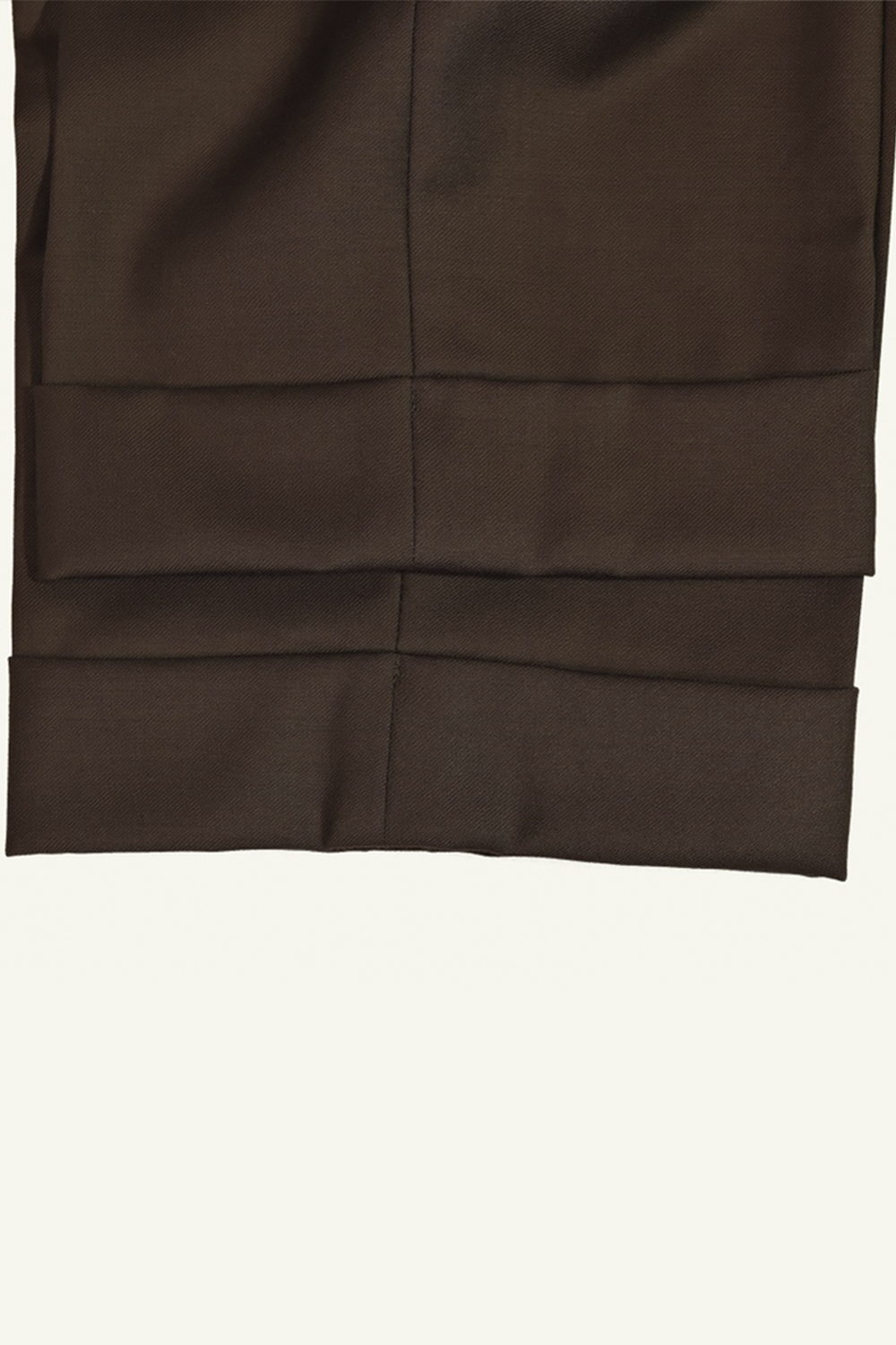 T.Ingeniator - Calça em lã merino super 120's, 17.75µ, com ajuste lateral - Marrom