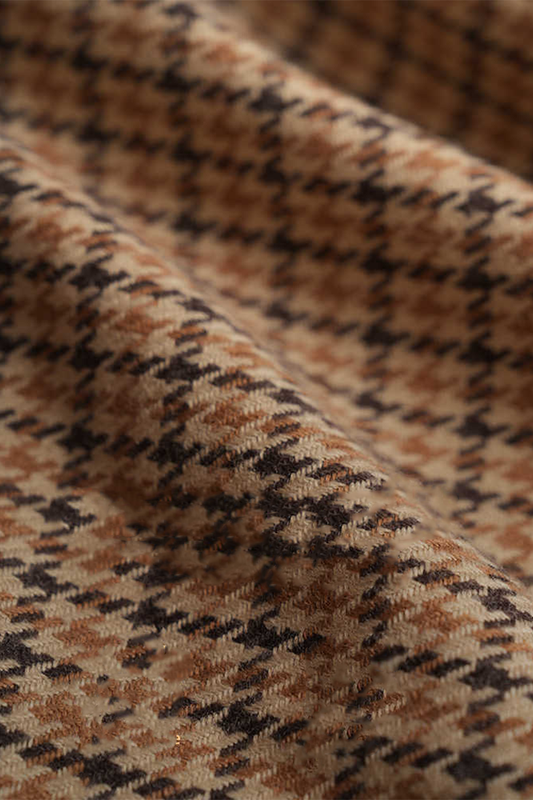 Lanifício FOX BROTHERS & CO - Blazer single breasted com lapela notched e botões capotão, em lã com cashmere - Padronagem