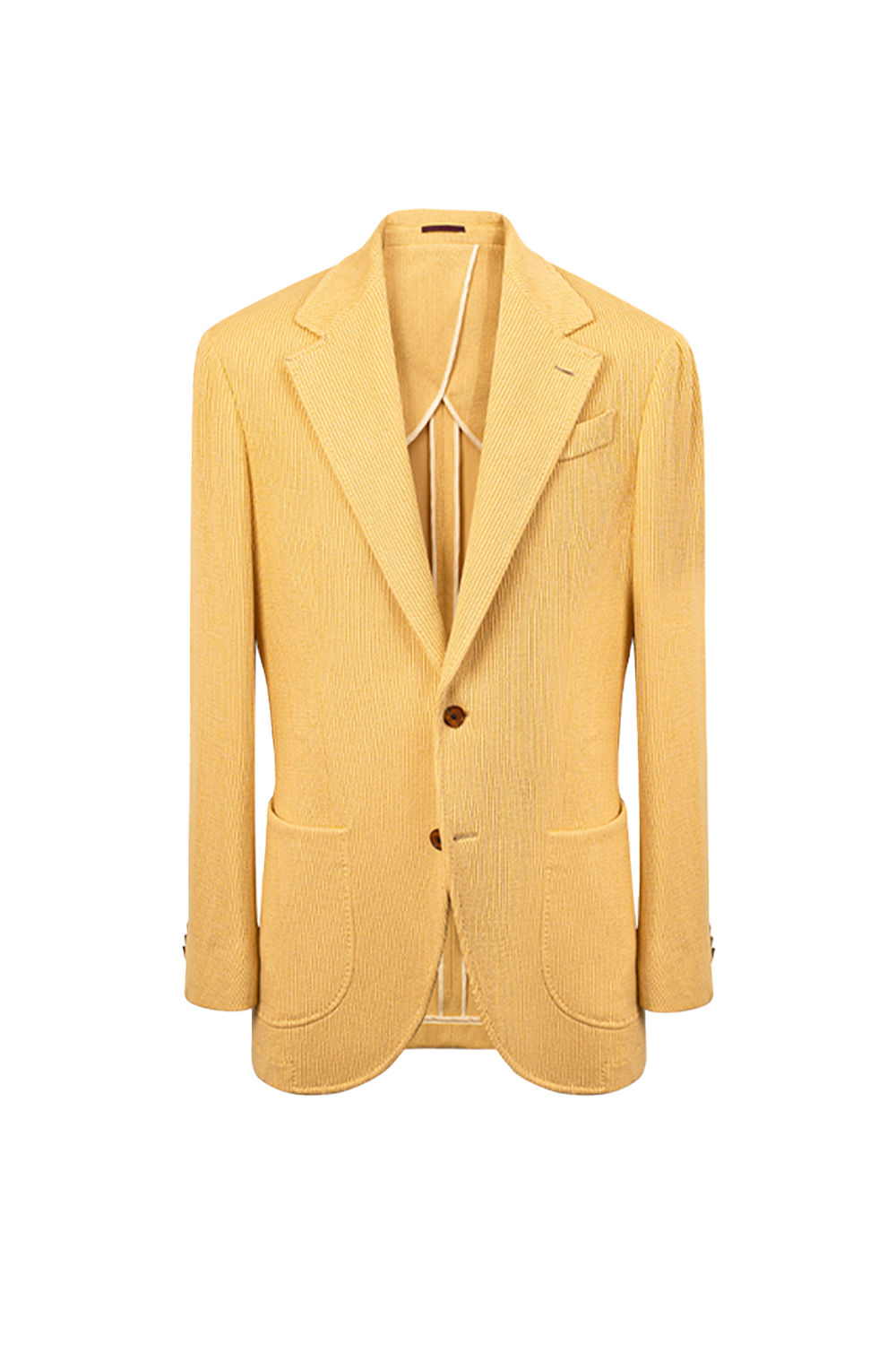 Blazer single breasted, desestruturado com lapela notched, em algodão, sorona e elastano - Sorona 3 cores ACT