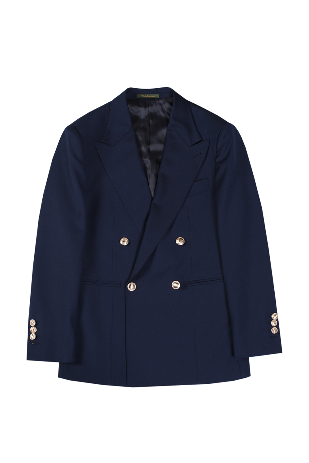 Blazer marinheiro, double breasted 4x1 com lapela peak - Navy Azul