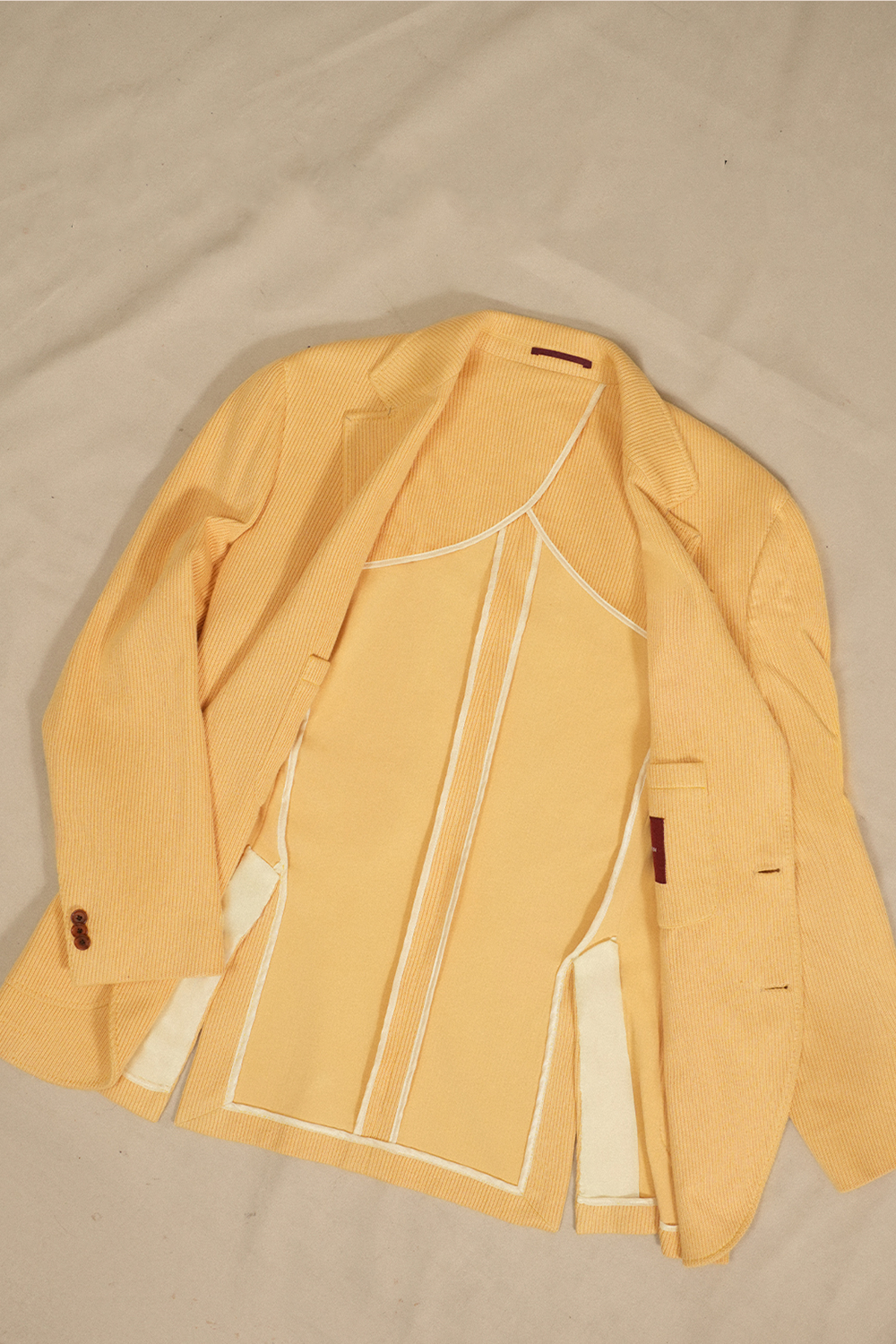 Blazer single breasted, desestruturado com lapela notched, em algodão, sorona e elastano - Sorona 3 cores ACT