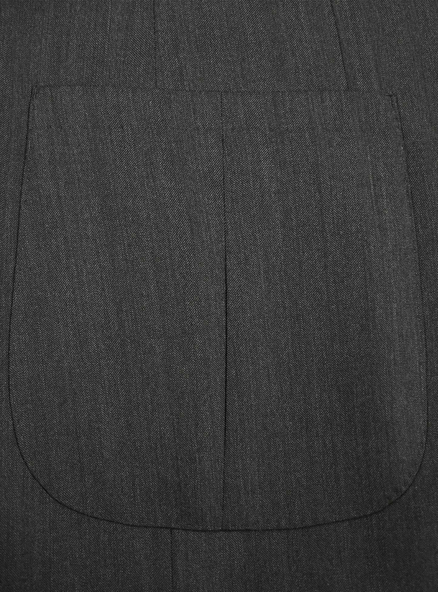 Blazer single breasted, half canvas, super 100's 18.75 micron, espinha de peixe - Cinza escuro BPN
