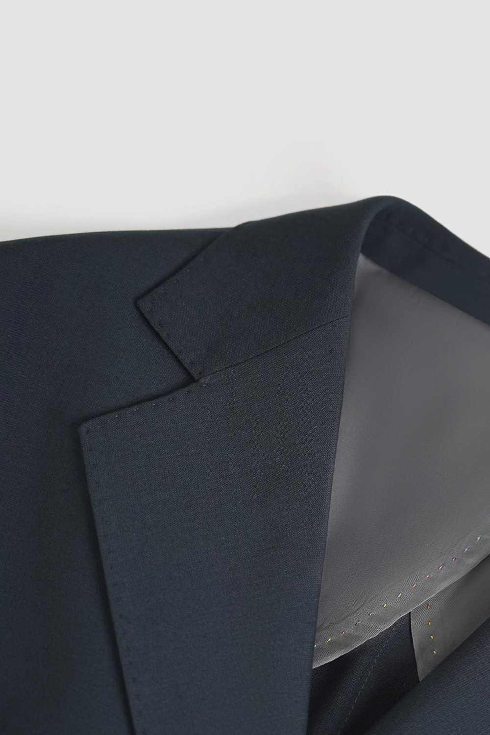 Blazer Easy Care (antimassado), desestruturado,  single breasted, com lyocell e lapela notched - Azul marinho BPN