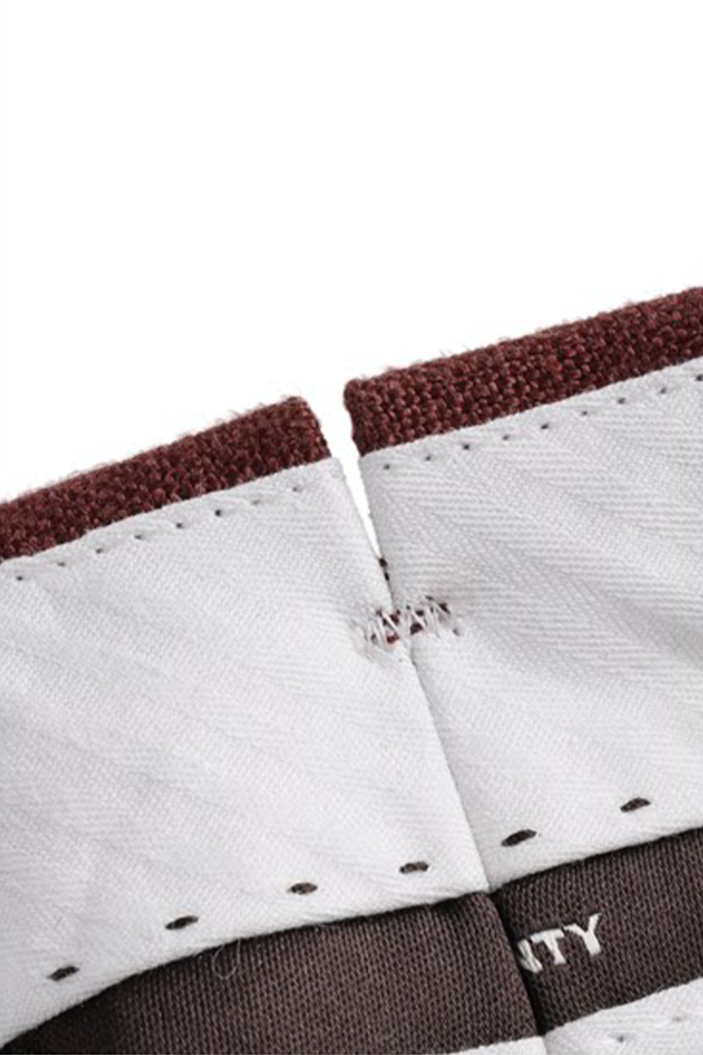 Costume single breasted, lapela notched, 100% linho - Borgonha FMY