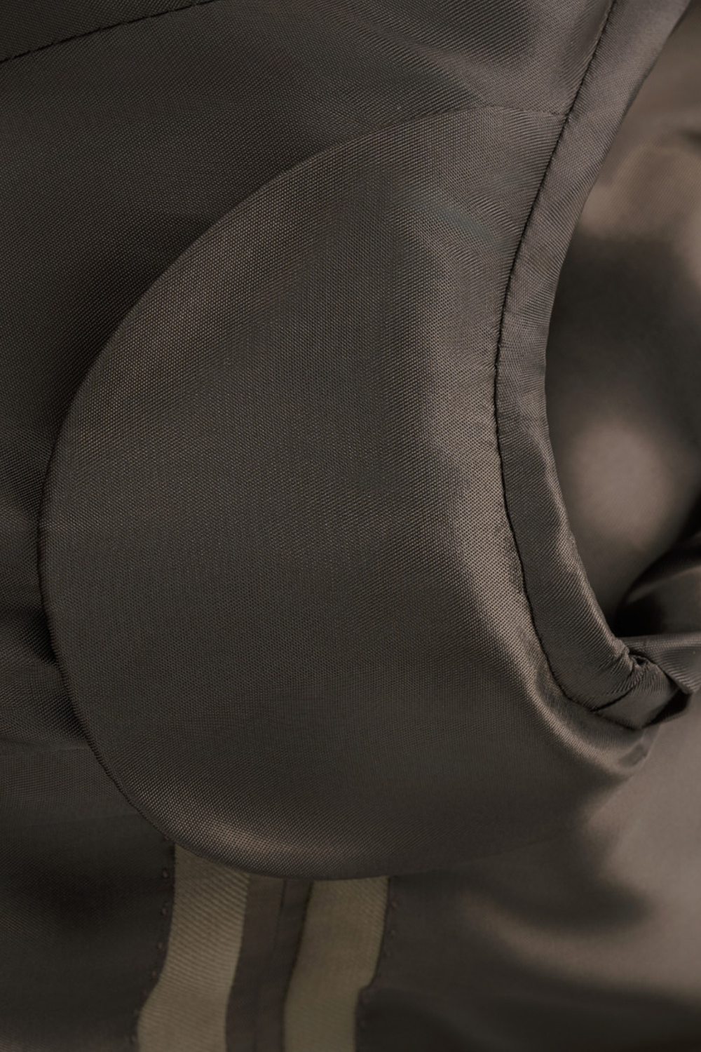 Costume single breasted, half canvas, lapela notched, em lã merino super 100 18.75 µ - Khaki Fendi GMN
