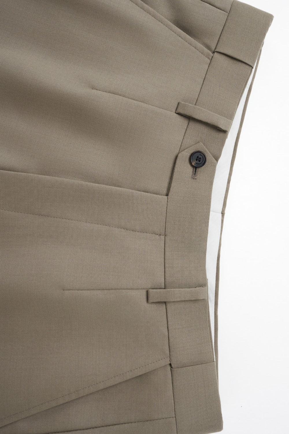 Costume single breasted, half canvas, lapela notched, em lã merino super 100 18.75 µ - Khaki Fendi GMN