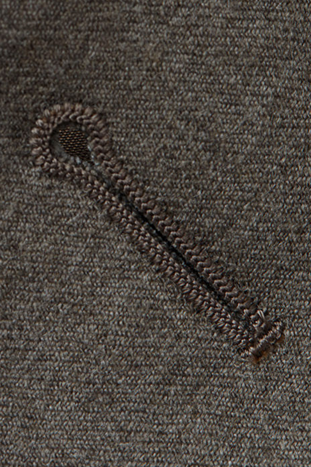 Lanifício Dino Filarte- Costume single breasted, half canvas, em lã flanelada super 110 18.25 µ , lapela notched - Castanho SKA