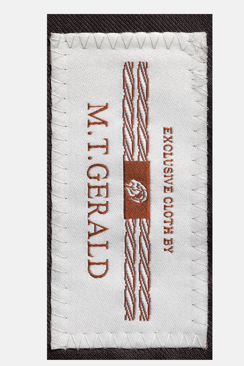 Lanifício MT GERALD - Costume single breasted, half canvas, em lã merino super 110 18.25 µ , lapela notched - Marrom SKA