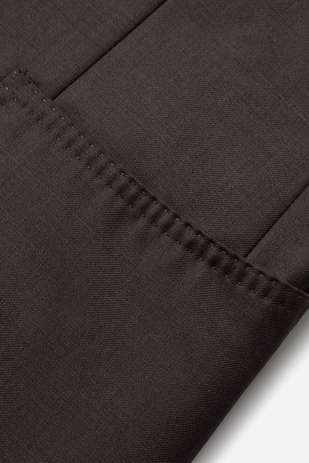 Lanifício MT GERALD - Costume single breasted, half canvas, em lã merino super 110 18.25 µ , lapela notched - Marrom SKA