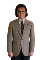 ATELIÊ MK MAN - Blazer half canvas, single breasted 3-roll-2, spalla camicia, em lã  super 120's, 17.75µ I 290 g - Príncipe de Gales Carvalho