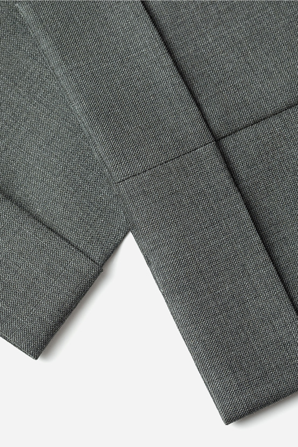 Lanifício MT GERALD - Costume single breasted, half canvas, em lã merino super 110 18.25 µ , lapela notched -  Verde Acinzentado