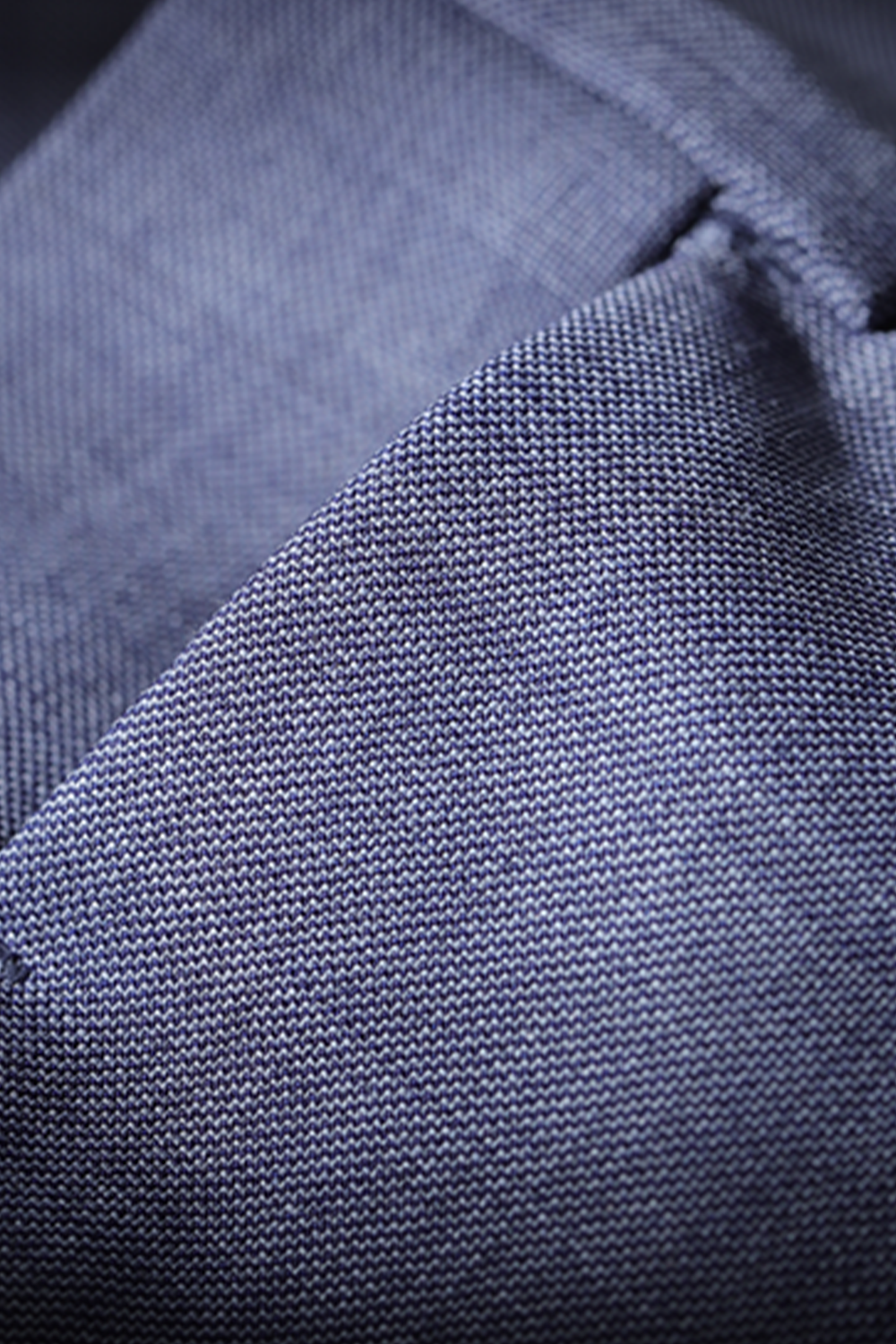 Costume single breasted, half canvas, lapela notched, em lã merino super 120 17.75 µ, - Azul Ardósia FYM